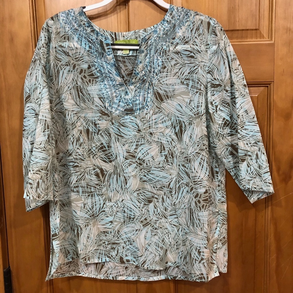 Sigrid Olsen Tunic Top - image 1